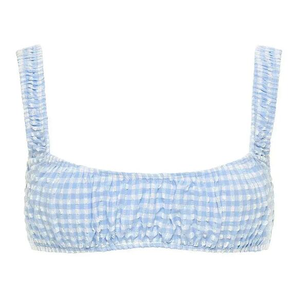Peri Micro Gingham Zoe Sport Top - Picture 1 of 7